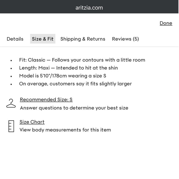 LIKE NEW ARITZIA LINEN SHIRT DRESS - Picture 6 of 6